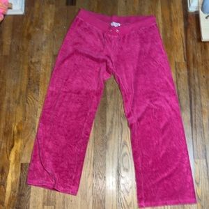 Authentic pink Y2K juicy couture track pants